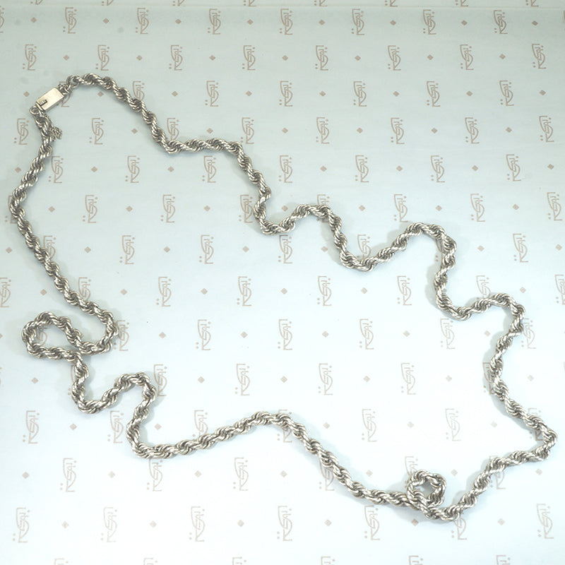 Heavy Vintage Sterling Rope Chain
