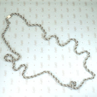 Heavy Vintage Sterling Rope Chain