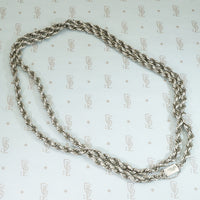 Heavy Vintage Sterling Rope Chain