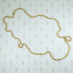 Heavy Vintage 1970's Gold Rope Chain