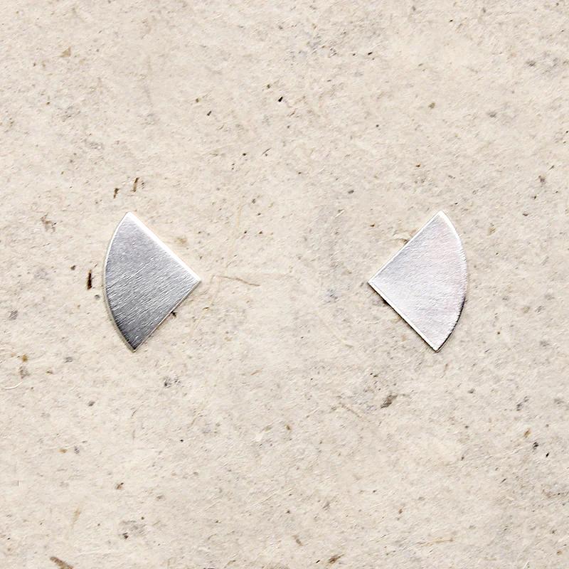 Shield Hedge Earrings in Sterling from Favor