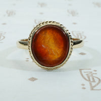 An Ancient Intaglio Ring The Heron