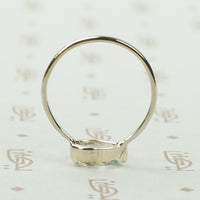 Icy Aquamarine Solitaire in White Gold
