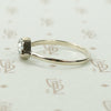 Icy Aquamarine Solitaire in White Gold