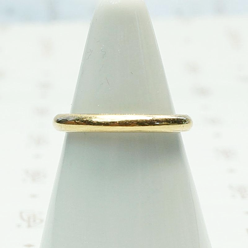 Milgrain 18k Two Tone Gold Band