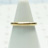 Milgrain 18k Two Tone Gold Band