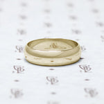 The Classic Half Round Wedding Band in yellow gold