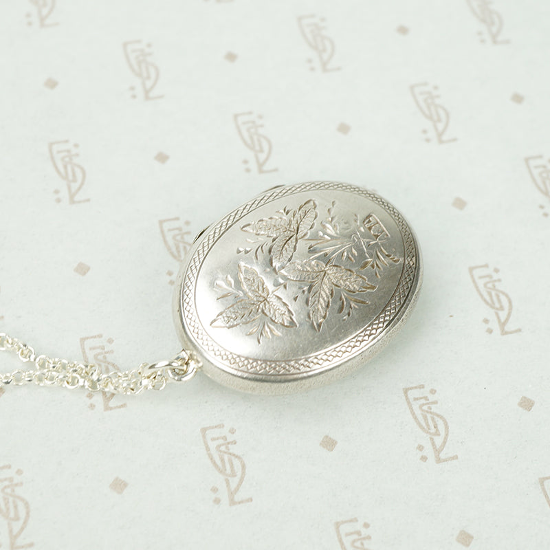 Antique Sterling Silver Horseshoe Locket