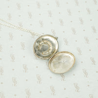 Antique Sterling Silver Horseshoe Locket