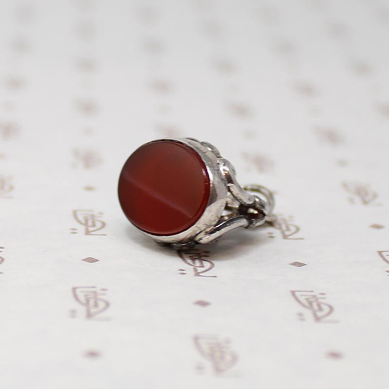 Silver Plate Victorian Revival Fob Pendant