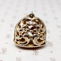 Danecraft Sterling & Glass Vintage Fob