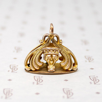 Gold Filled Victorian Revival Fob