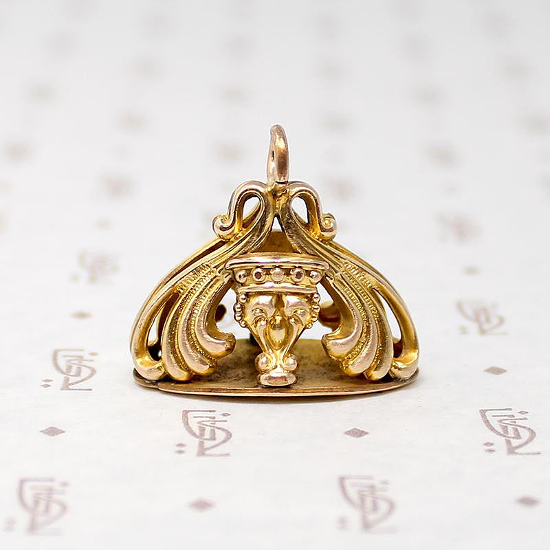 Gold Filled Victorian Revival Fob
