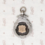 Crown & Banner English Sterling Silver Fob Medal