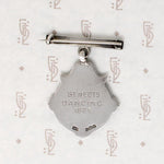 St. Neots Dancing Medal Fob on Bar Pin