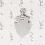 Crown & Shield 1918 English Sterling Medal Fob