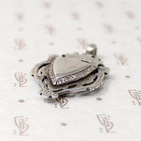Double Sided 3-D English Sterling Silver Fob