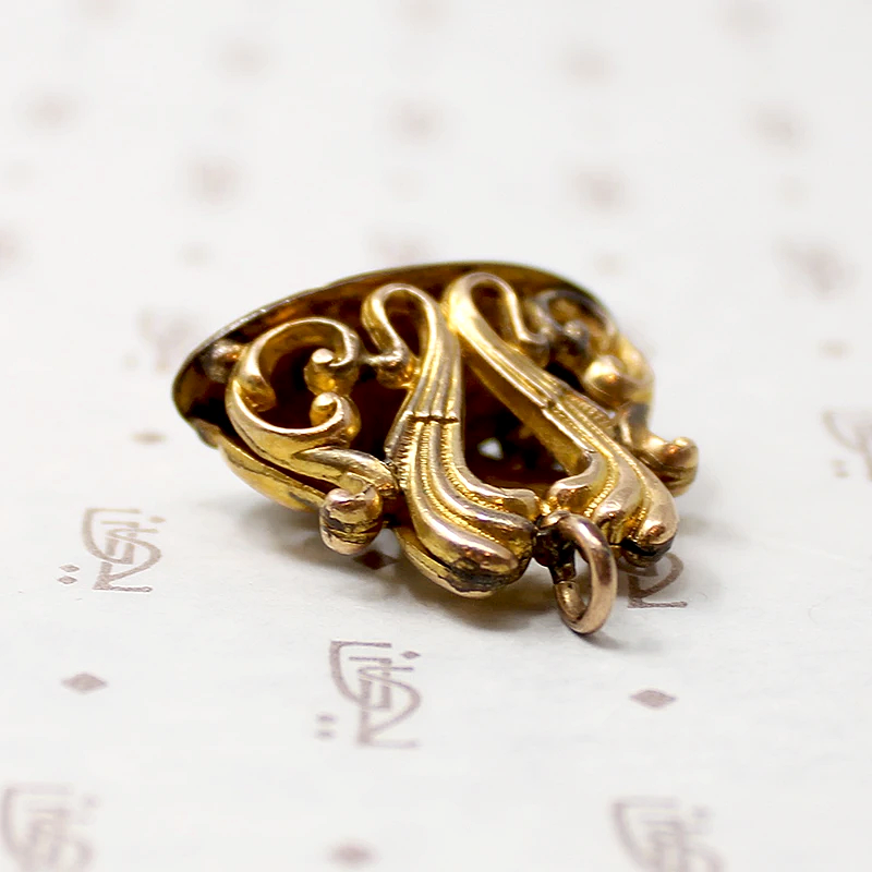 Victorian Revival Fob with Acanthus Leaves