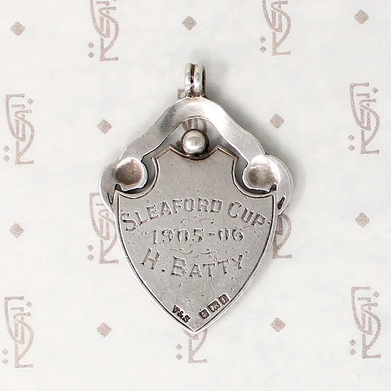 Sleaford Cup c. 1905 Sterling Silver Medal Fob