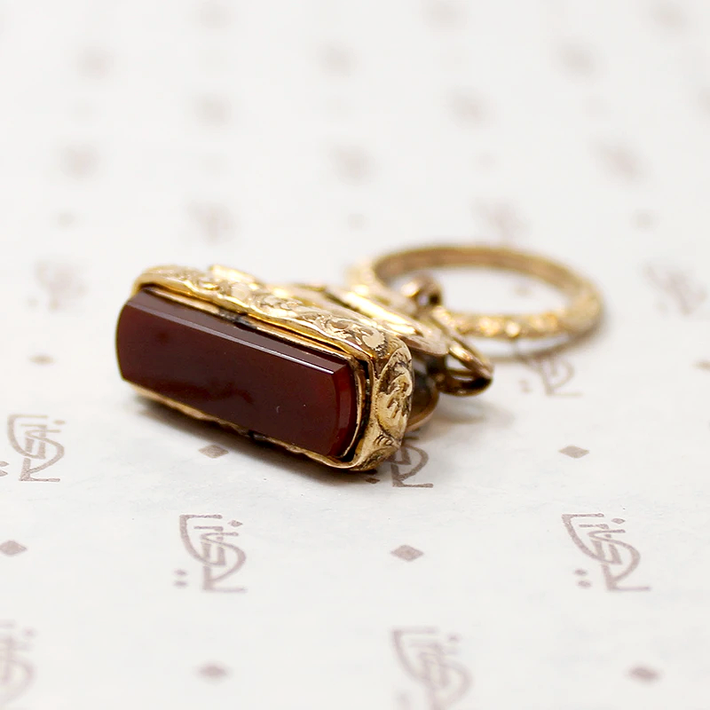 Serpentine Fob with Faux Split Ring