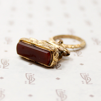 Serpentine Fob with Faux Split Ring