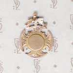 Edwardian Rosy 9ct Gold Medal Fob