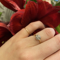 Unique 1940's Diamond Engagement Ring