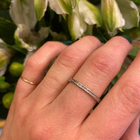 Channel Set Diamond Deco Eternity Band