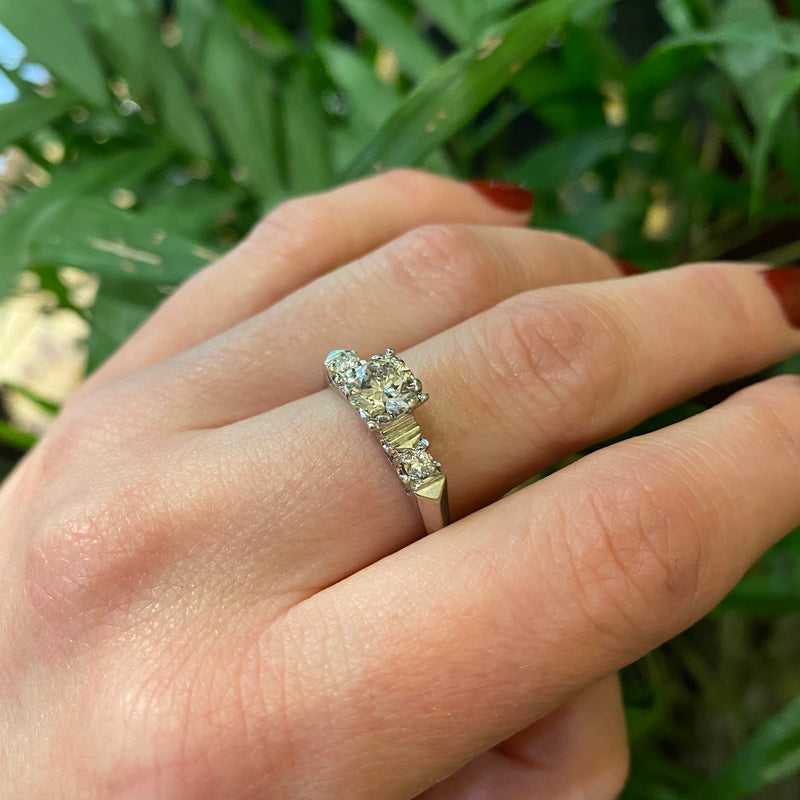 1940s Classic Diamond Engagement Ring