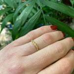 NOS 1940s 14k Gold Wedding Band