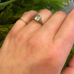 Edwardian Gold and Platinum Moonstone Ring