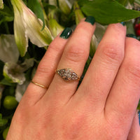Butterfly Sides Vintage Engagement Ring