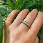 Modern Gypsy Art Deco OMC Diamond Band