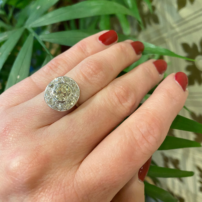 Rare Beauty An Edwardian Diamond Halo Ring