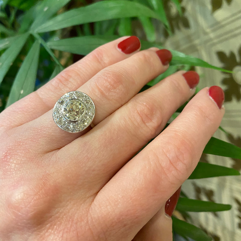 Rare Beauty An Edwardian Diamond Halo Ring