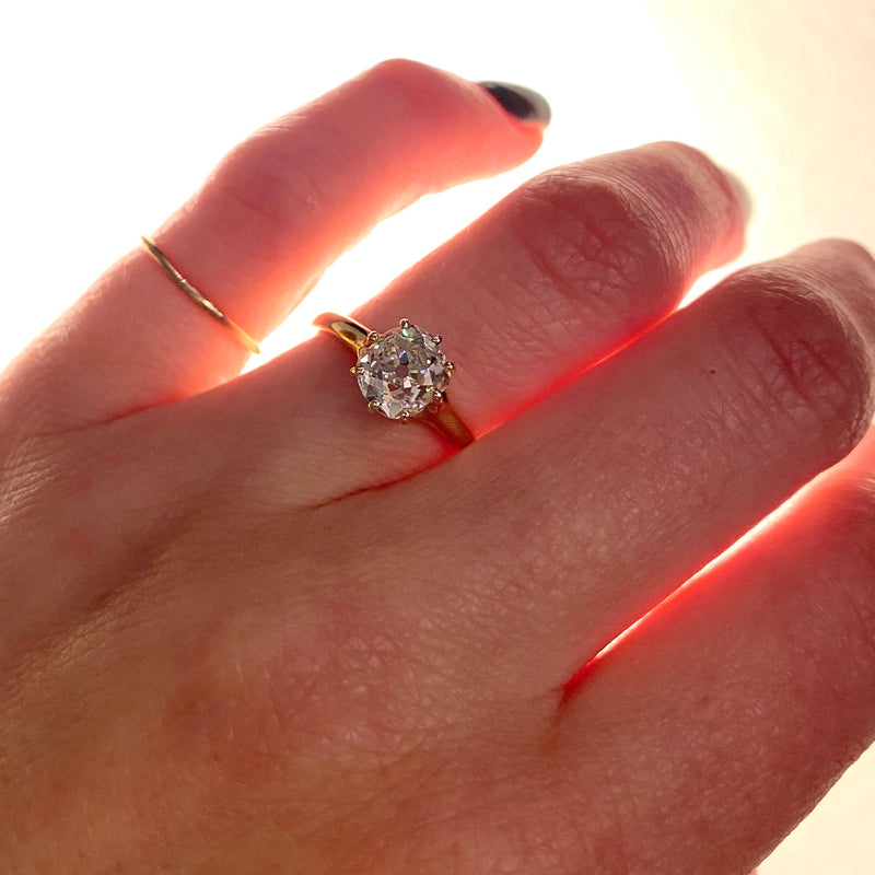 The Cupcake Diamond Solitaire c.1870