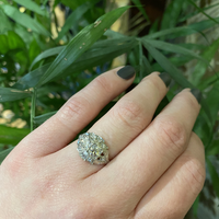 Vintage 1930's Double Diamond Ring