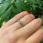Simply Lovely Vintage 1940's Platinum Diamond Solitaire
