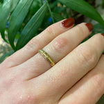 Rosy Gold Blossom Band