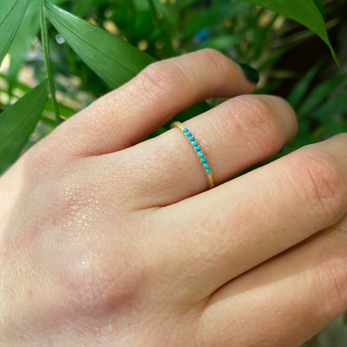 Recycled Revival Turquoise Wheat Band