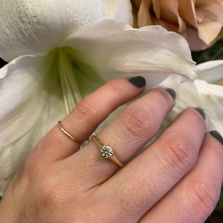 Turn of the Century Gold and Diamond Solitaire