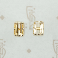 Antique Imperial Topaz Stud Earrings