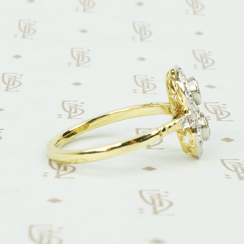 The Diamond Edwardian Infinity Ring