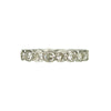 Unusual Vintage Platinum Diamond Eternity Band