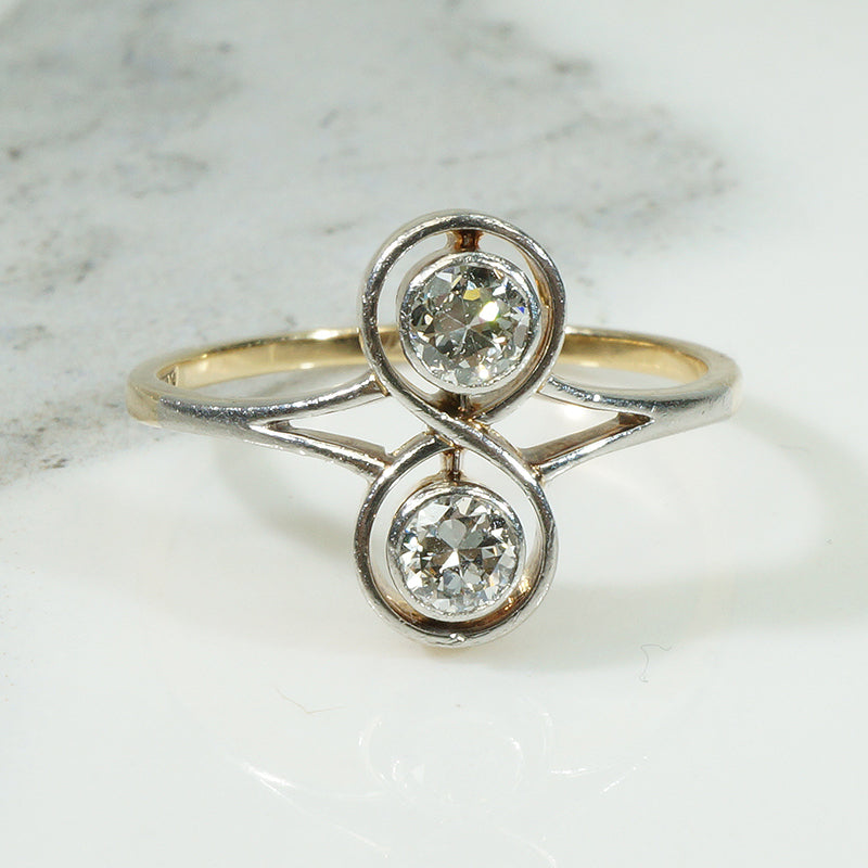 The Infinity Vintage Diamond Ring