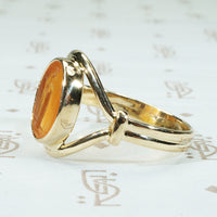 An Ancient Intaglio Ring Diana