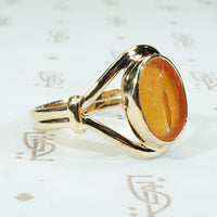 An Ancient Intaglio Ring Diana