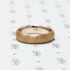 Timeless Half Round Comfort Fit rose gold Wedding Band