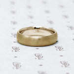 Timeless Half Round Comfort Fit yellow gold Wedding Band