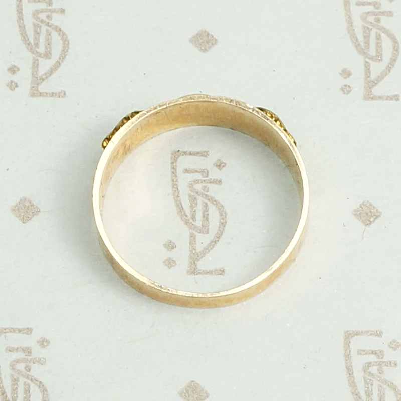 Signed Otsby and Barton Signet Pinky Ring